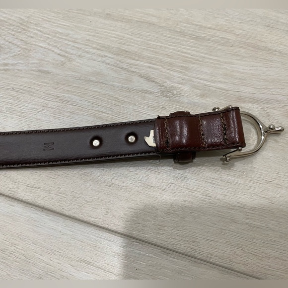 Vintage Ralph Lauren Italian Leather Equestrian Belt | Medium - Picture 5 of 10